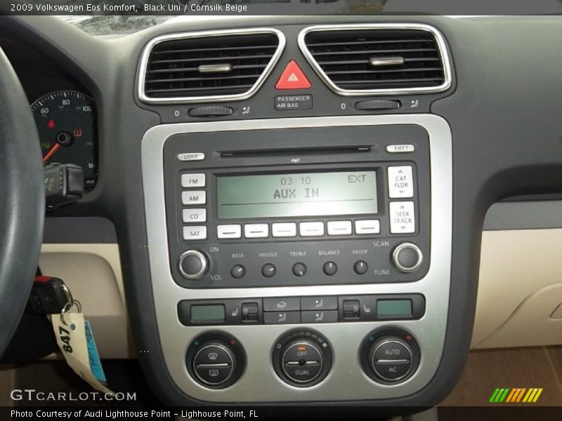 Black Uni / Cornsilk Beige 2009 Volkswagen Eos Komfort