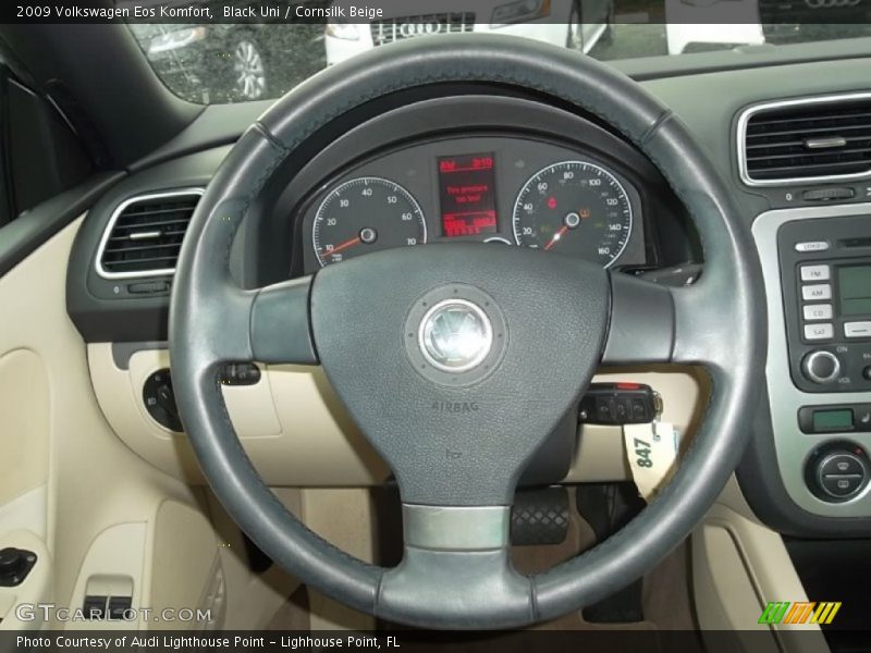 Black Uni / Cornsilk Beige 2009 Volkswagen Eos Komfort