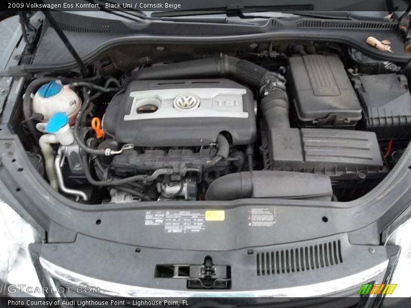 Black Uni / Cornsilk Beige 2009 Volkswagen Eos Komfort