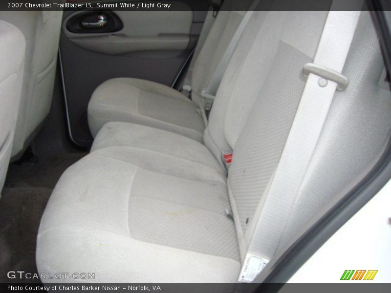 Summit White / Light Gray 2007 Chevrolet TrailBlazer LS