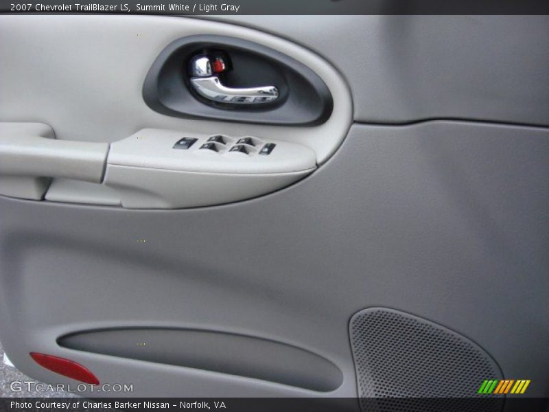 Summit White / Light Gray 2007 Chevrolet TrailBlazer LS