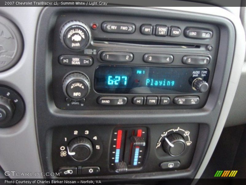 Summit White / Light Gray 2007 Chevrolet TrailBlazer LS