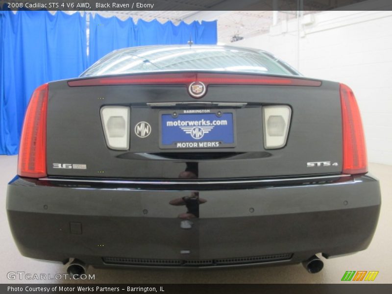 Black Raven / Ebony 2008 Cadillac STS 4 V6 AWD