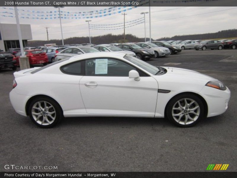  2008 Tiburon GT Captiva White