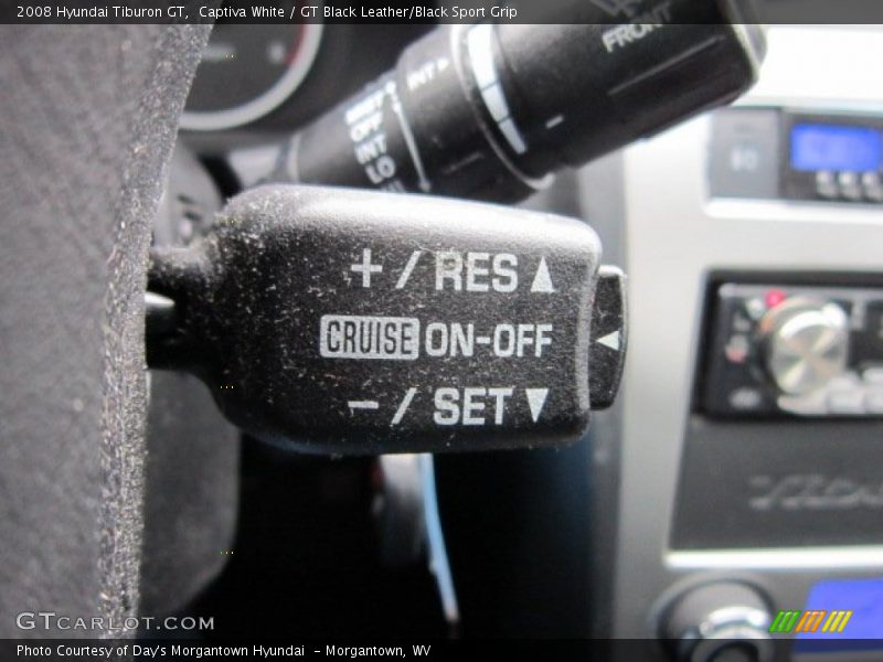 Controls of 2008 Tiburon GT