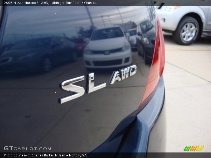 Midnight Blue Pearl / Charcoal 2006 Nissan Murano SL AWD