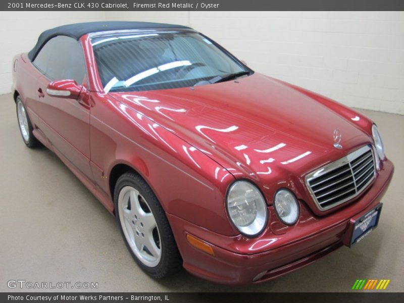 Firemist Red Metallic / Oyster 2001 Mercedes-Benz CLK 430 Cabriolet