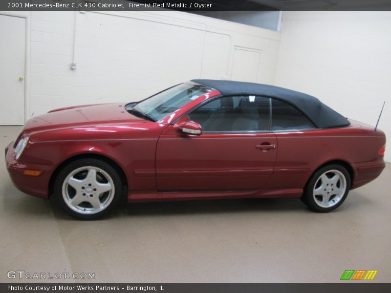 Firemist Red Metallic / Oyster 2001 Mercedes-Benz CLK 430 Cabriolet