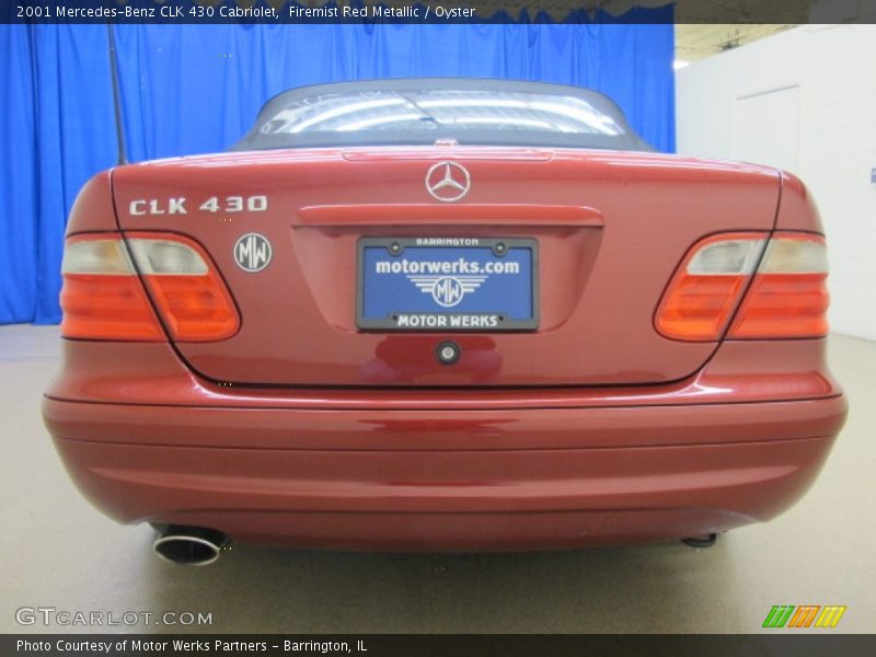 Firemist Red Metallic / Oyster 2001 Mercedes-Benz CLK 430 Cabriolet