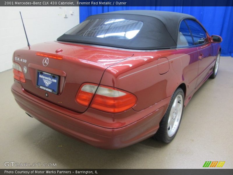 Firemist Red Metallic / Oyster 2001 Mercedes-Benz CLK 430 Cabriolet