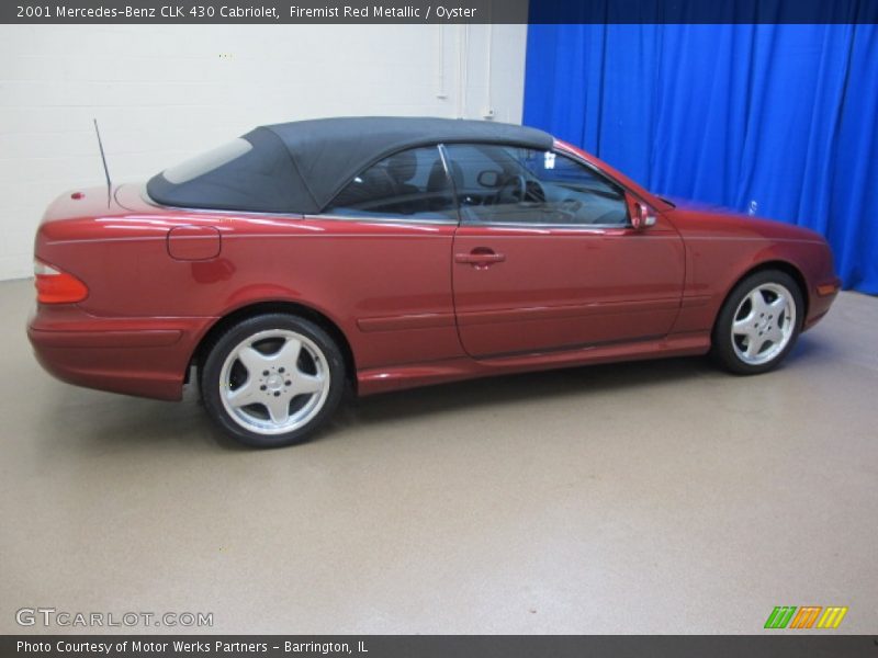 Firemist Red Metallic / Oyster 2001 Mercedes-Benz CLK 430 Cabriolet