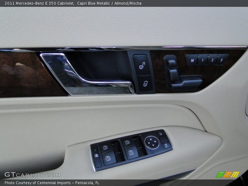 Capri Blue Metallic / Almond/Mocha 2011 Mercedes-Benz E 350 Cabriolet