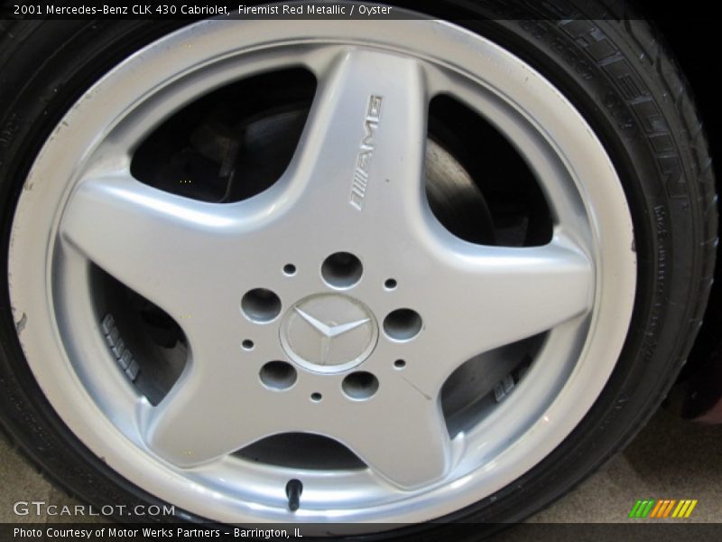 Firemist Red Metallic / Oyster 2001 Mercedes-Benz CLK 430 Cabriolet