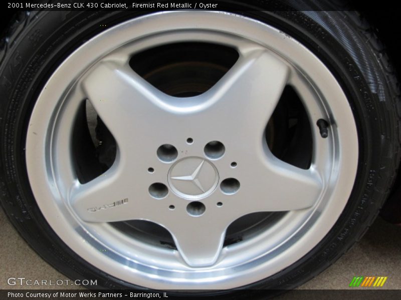 Firemist Red Metallic / Oyster 2001 Mercedes-Benz CLK 430 Cabriolet
