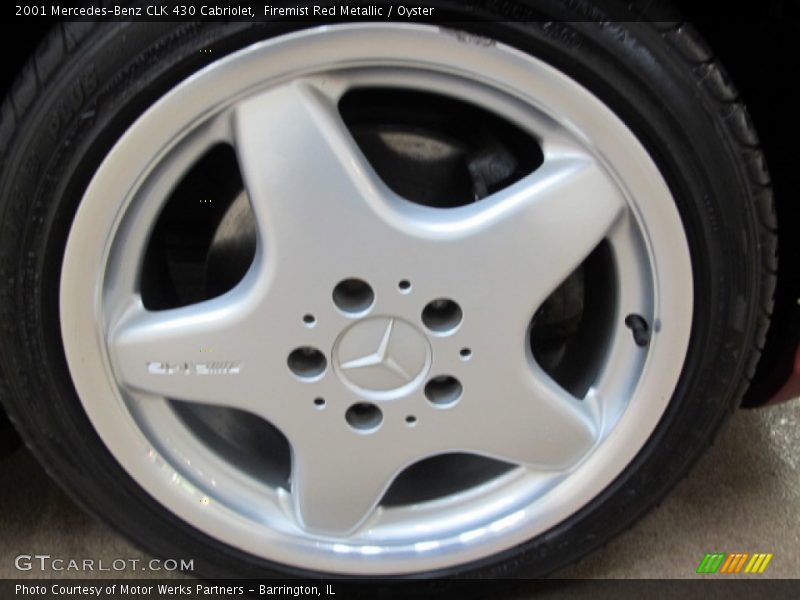 Firemist Red Metallic / Oyster 2001 Mercedes-Benz CLK 430 Cabriolet