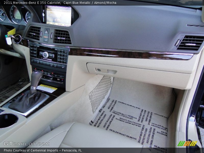 Capri Blue Metallic / Almond/Mocha 2011 Mercedes-Benz E 350 Cabriolet