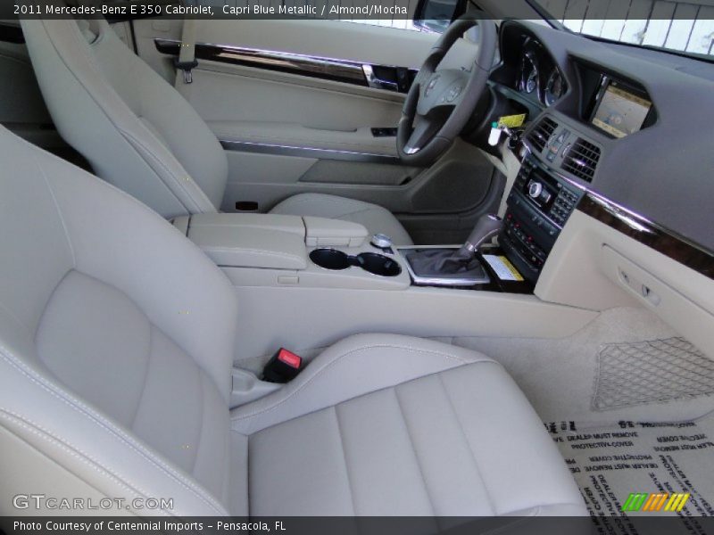 Capri Blue Metallic / Almond/Mocha 2011 Mercedes-Benz E 350 Cabriolet