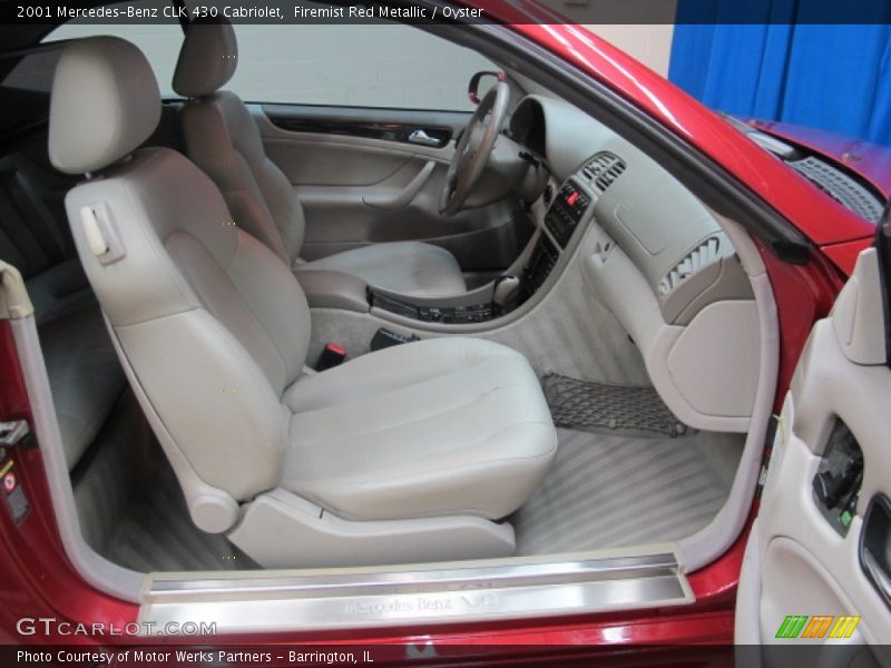 Firemist Red Metallic / Oyster 2001 Mercedes-Benz CLK 430 Cabriolet