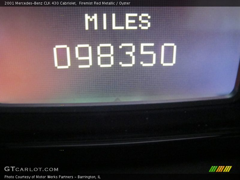 Firemist Red Metallic / Oyster 2001 Mercedes-Benz CLK 430 Cabriolet