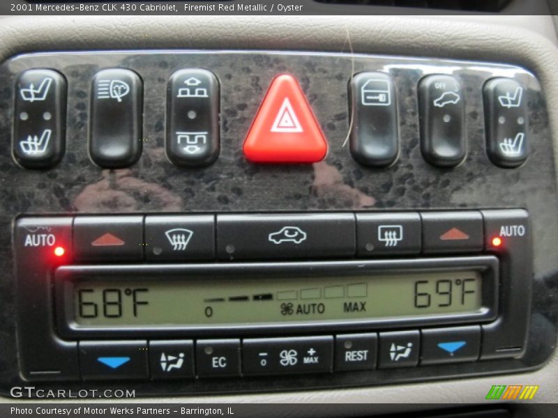 Firemist Red Metallic / Oyster 2001 Mercedes-Benz CLK 430 Cabriolet