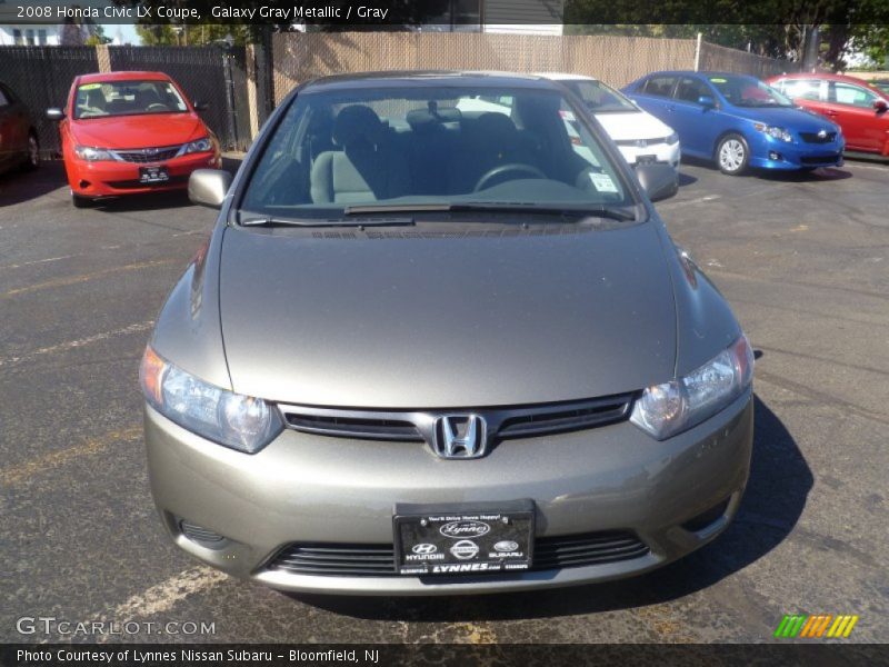 Galaxy Gray Metallic / Gray 2008 Honda Civic LX Coupe