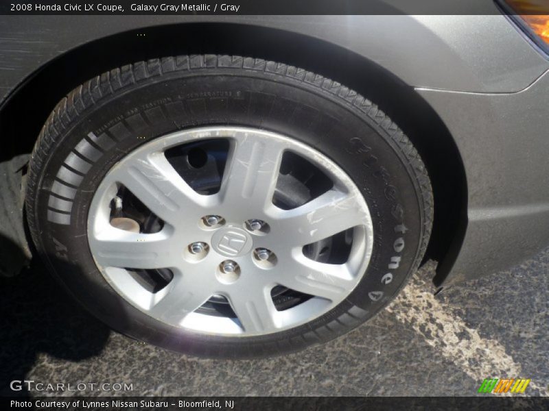 Galaxy Gray Metallic / Gray 2008 Honda Civic LX Coupe