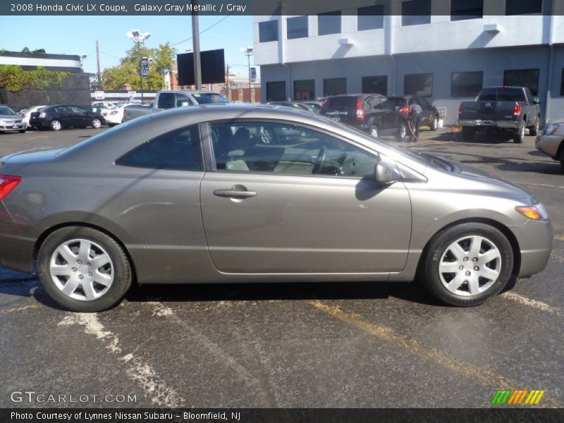 Galaxy Gray Metallic / Gray 2008 Honda Civic LX Coupe