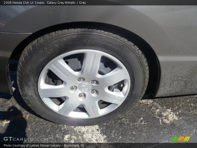 Galaxy Gray Metallic / Gray 2008 Honda Civic LX Coupe