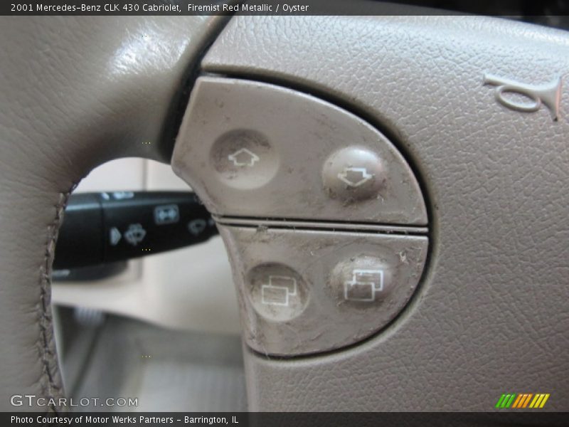 Firemist Red Metallic / Oyster 2001 Mercedes-Benz CLK 430 Cabriolet