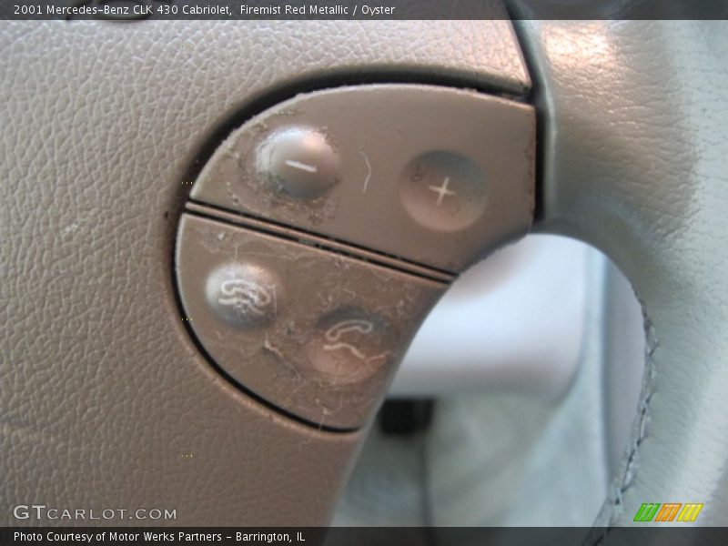 Firemist Red Metallic / Oyster 2001 Mercedes-Benz CLK 430 Cabriolet