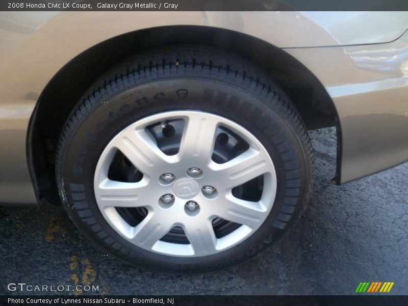 Galaxy Gray Metallic / Gray 2008 Honda Civic LX Coupe