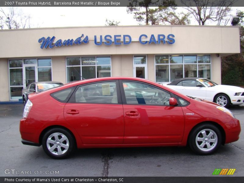 Barcelona Red Metallic / Bisque Beige 2007 Toyota Prius Hybrid