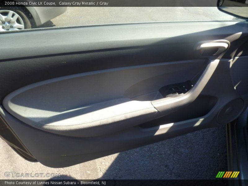 Galaxy Gray Metallic / Gray 2008 Honda Civic LX Coupe