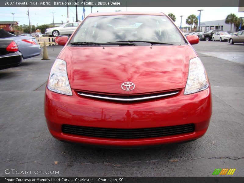 Barcelona Red Metallic / Bisque Beige 2007 Toyota Prius Hybrid