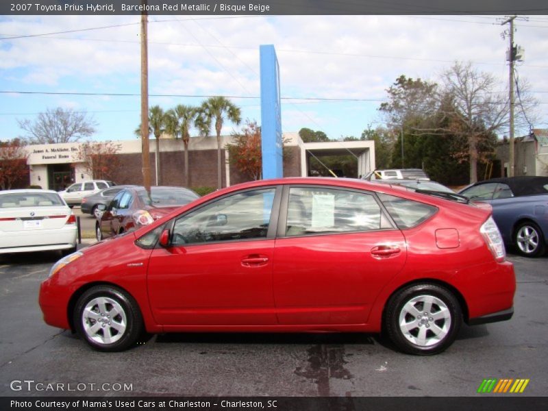 Barcelona Red Metallic / Bisque Beige 2007 Toyota Prius Hybrid