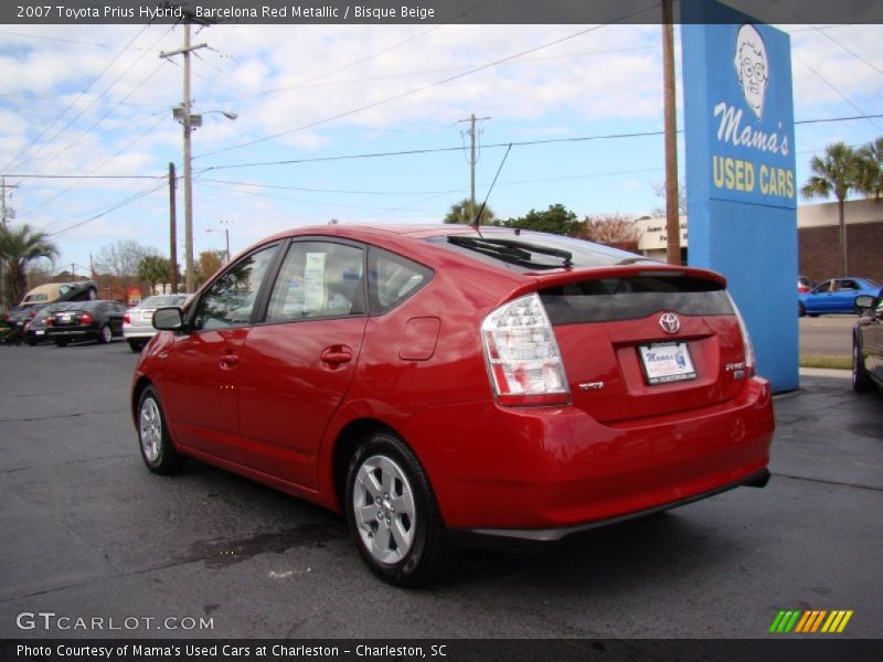Barcelona Red Metallic / Bisque Beige 2007 Toyota Prius Hybrid