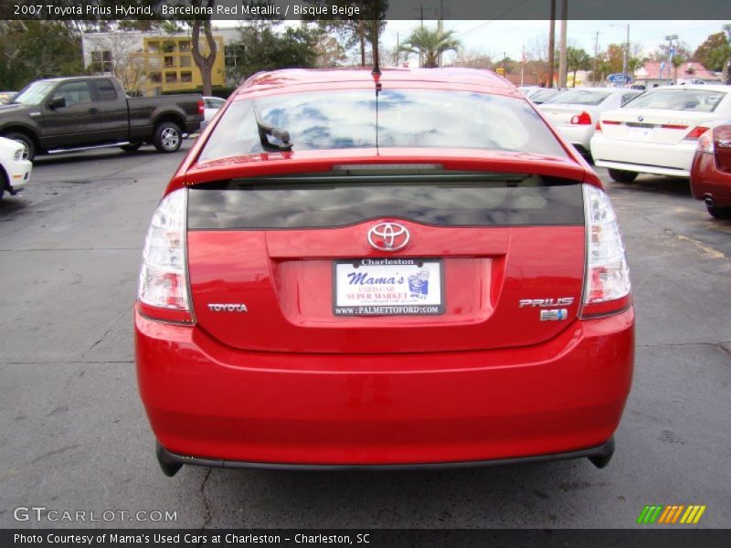 Barcelona Red Metallic / Bisque Beige 2007 Toyota Prius Hybrid