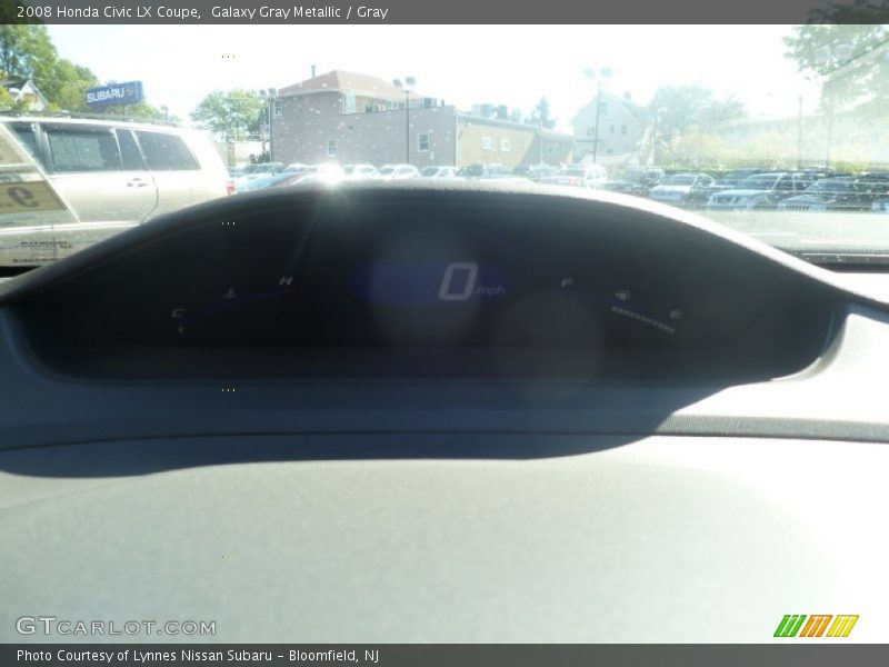 Galaxy Gray Metallic / Gray 2008 Honda Civic LX Coupe