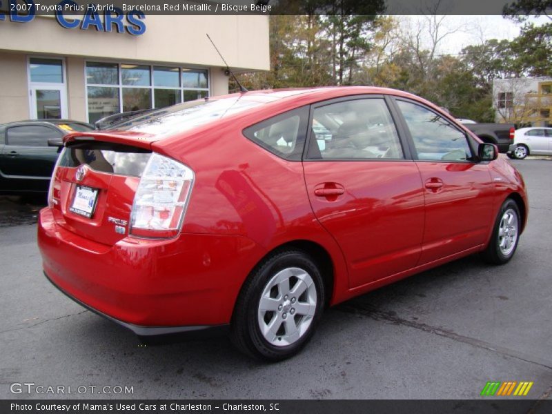 Barcelona Red Metallic / Bisque Beige 2007 Toyota Prius Hybrid