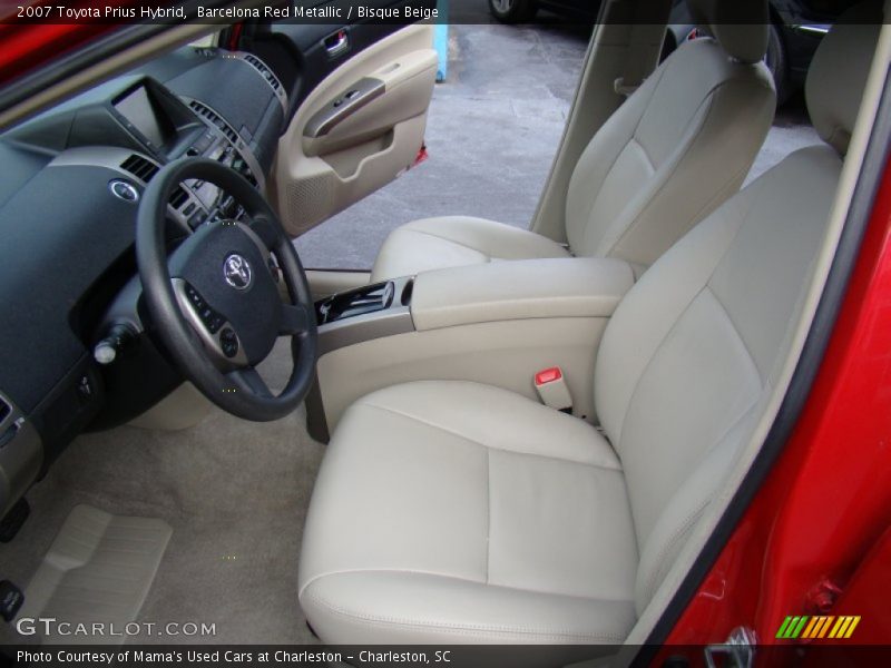 Barcelona Red Metallic / Bisque Beige 2007 Toyota Prius Hybrid