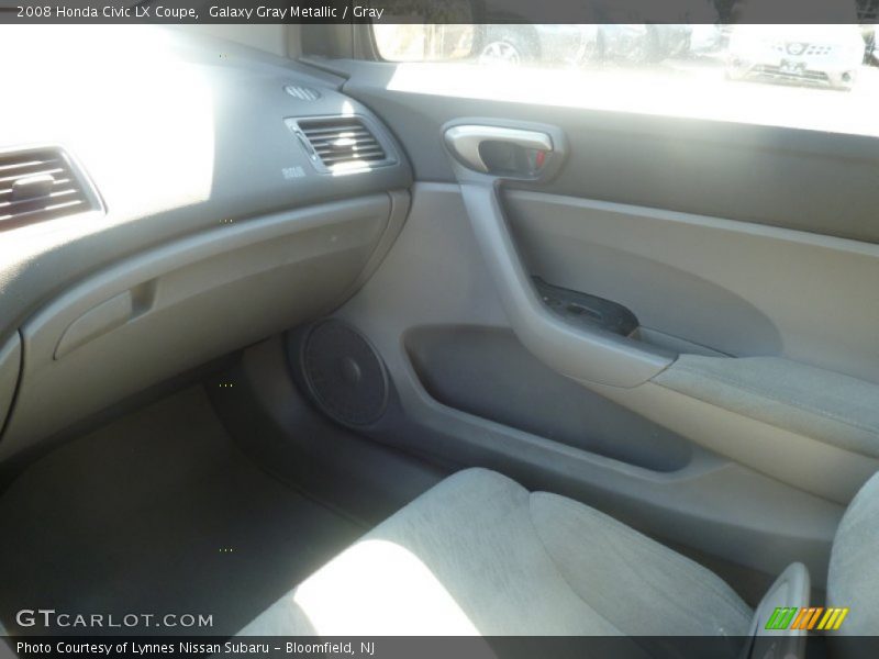 Galaxy Gray Metallic / Gray 2008 Honda Civic LX Coupe
