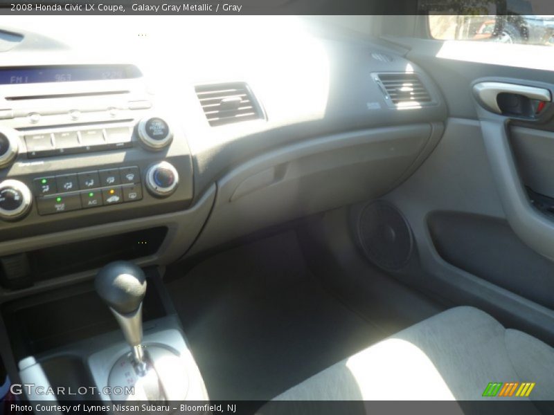 Galaxy Gray Metallic / Gray 2008 Honda Civic LX Coupe