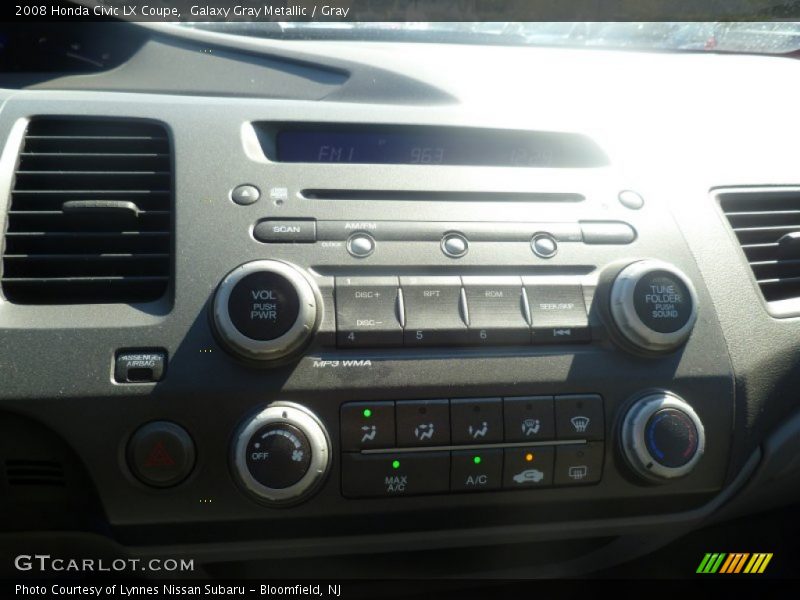 Galaxy Gray Metallic / Gray 2008 Honda Civic LX Coupe