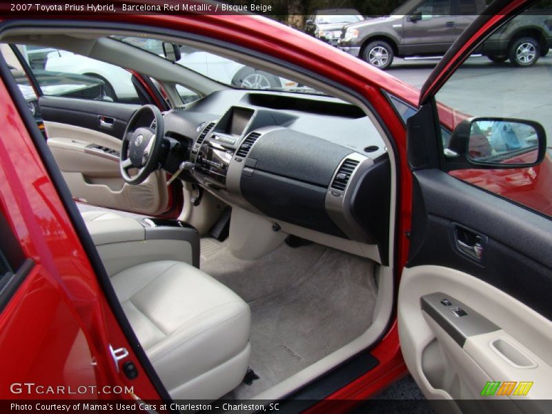 Barcelona Red Metallic / Bisque Beige 2007 Toyota Prius Hybrid