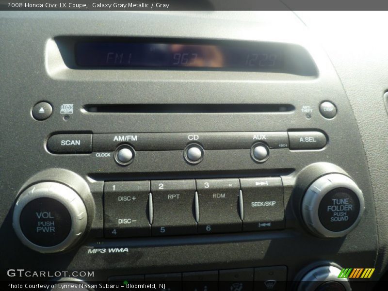 Galaxy Gray Metallic / Gray 2008 Honda Civic LX Coupe