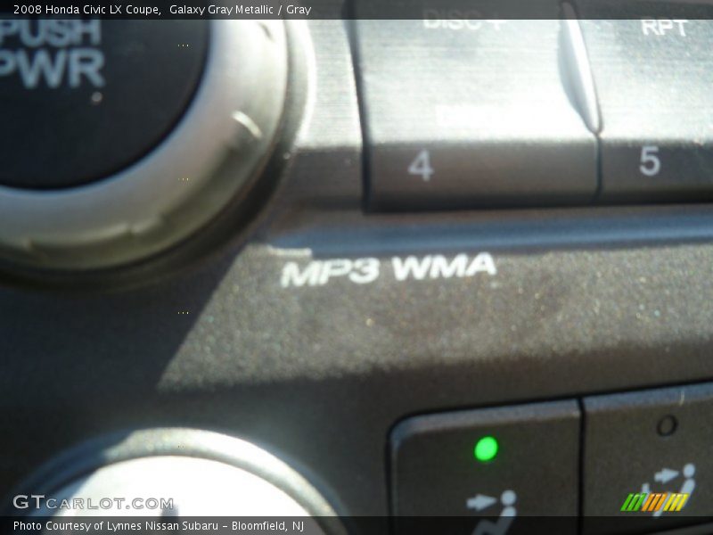 Galaxy Gray Metallic / Gray 2008 Honda Civic LX Coupe
