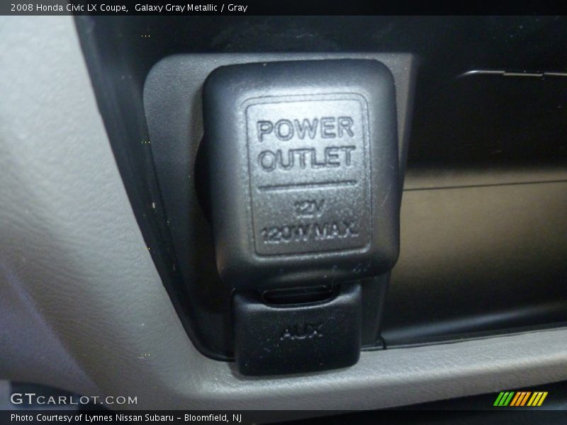 Galaxy Gray Metallic / Gray 2008 Honda Civic LX Coupe