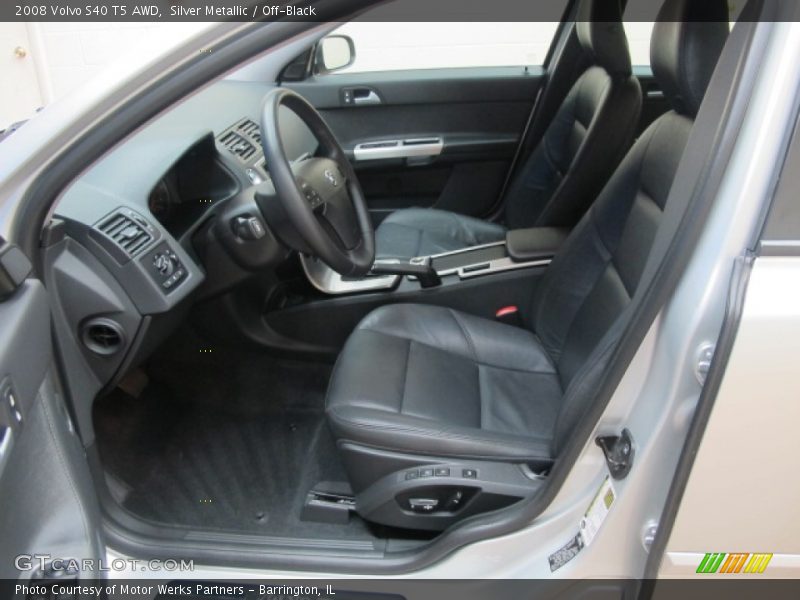  2008 S40 T5 AWD Off-Black Interior