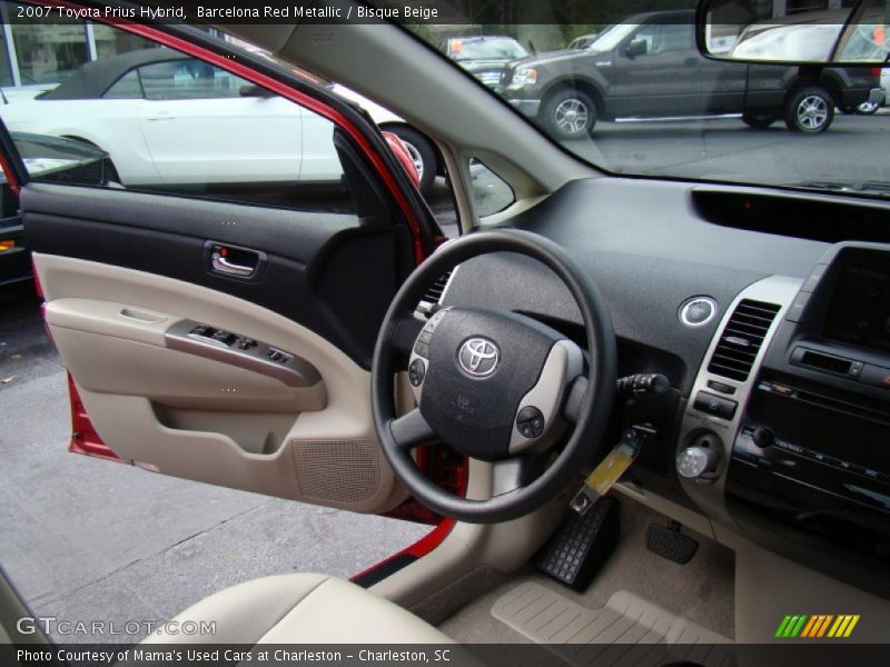 Barcelona Red Metallic / Bisque Beige 2007 Toyota Prius Hybrid