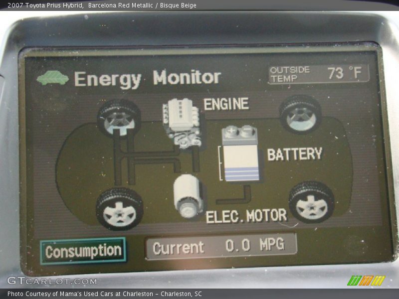 Barcelona Red Metallic / Bisque Beige 2007 Toyota Prius Hybrid